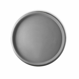 Crescent Garden Universal Round Planter Saucer, Heavy Duty Drainage Dish for Plant Pots, Extra Large Plant Dishes Saucer, Indoor & Outdoor Plant Tray - Ash (23 inch Inner, 25.50 inch Outer Diameter)