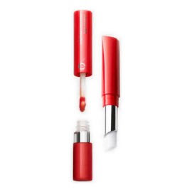 Labial Ésika Dúo Tattoo Colorfix color pimienta caliente satinado