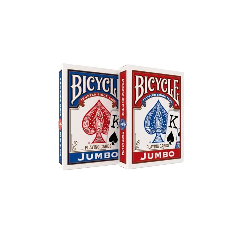 Bicycle Jumbo Index Playing Cards , 2 Pack Large Print