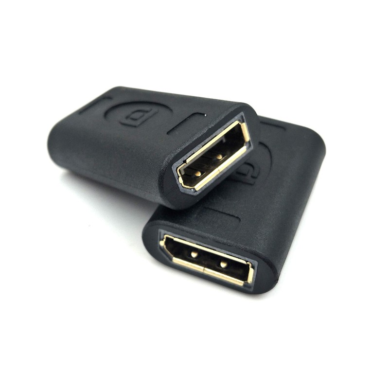 Poyiccot Displayport to Displayport Coupler, 2Pack DisplayPort (DP) Female to