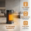 Space Heater, Electric Heaters for Indoor Use, Digital Display, 24H