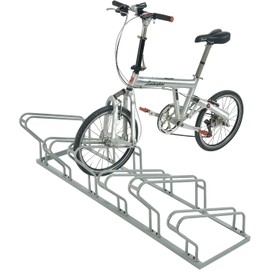 Global Industrial Low Profile Bike Rack, Single Sided Version, 6-Bike Capacity