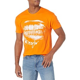 Moneybagg Yo Unisex-Adult Standard Mural Tee, Orange, Large
