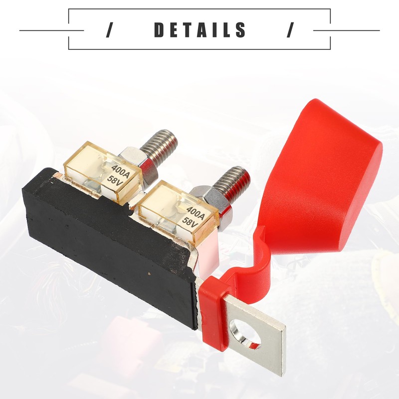 X AUTOHAUX 400A MRBF Terminal Fuse Block Kit, Double Studs