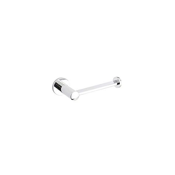 Emtek Modern Brass Toilet Paper Holder with Matching Finish Rosette
