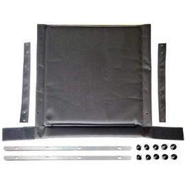 Cruiser iii wheelchair replacement seat,16"*18",Nylon fabric,Adjustable Seat Chairs with extension ,Universal 16 inch K3 Wheelchair Seat, W/Hardware & Upholstery Strap,Replacement Parts,(1Ea,Black)