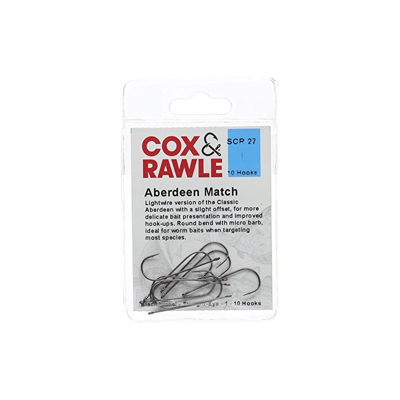 Cox & Rawle Aberdeen Match Sea Fishing Hook Size 1