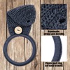 Tatuo 3 Pieces Crochet Dish Towel Holder Hanging Hand Towels