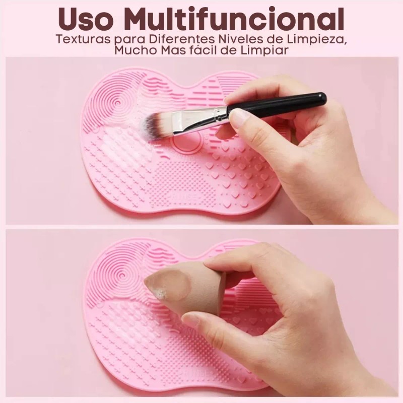 Universo en Linea Tapete Lava Brochas De Silicon, Limpia Brochas