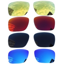 Acefrog 4 Pairs Polarized Replacement Lenses for Oakley Holbrook XL OO9417 Sunglasses, Perfectly Fit, Shatterproof, Anti-scratch, Value Pack