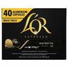 L'OR Espresso Ristretto Coffee Pods x40 Intensity 11 (Pack of
