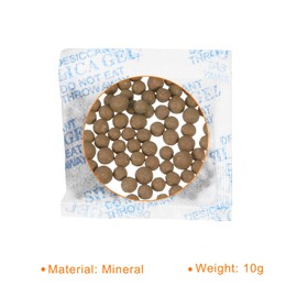 sourcing map 10 Gram(30Packs) Desiccant Packs Desiccant Beads Mineral Packets Reduce Humidity Keep Dry Packs for Food Storage Electronics Jewelry Boxes