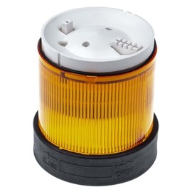 Schneider Electric Harmony XVB Indicator Unit for Beacon Light (Bulb Not Included), Steady On, 250V | Tower Lights & Industrial Warning & Signal Light System, Orange Unit, 70mm