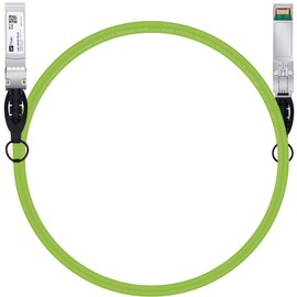Green SFP+ Cable, 10G SFP+ DAC, 2M(6.6ft), Passive Direct Attach Copper Twinax Cable for Cisco SFP-H10GB-CU2M, Ubiquiti UniFi UC-DAC-SFP+, Meraki, Mikrotik, Intel, Fortinet, Netgear