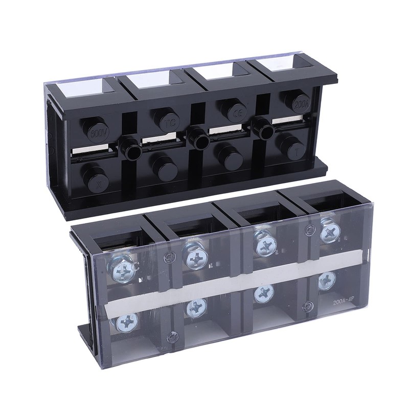 TC-2004 200A-4P High Current Connector Power Terminal Block Copper Parts