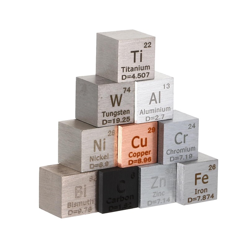 PATIKIL 15pcs Element Cube 10mm Density Cube High Density Element