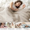 Exclusivo Mezcla 100% Cotton Blanket King Size for Bed, Khaki