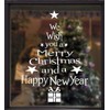 Tuopuda Christmas Sticker for Window, Christmas Tree Letters Stick Wall