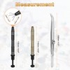 sourcing map 3pcs Diamond Tweezer Holder Pick Up Tool Set