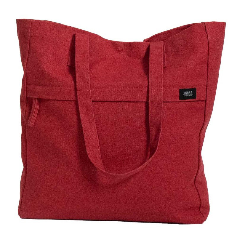 Terra Thread Organic Cotton Executive Work Tote Bag, Lavender