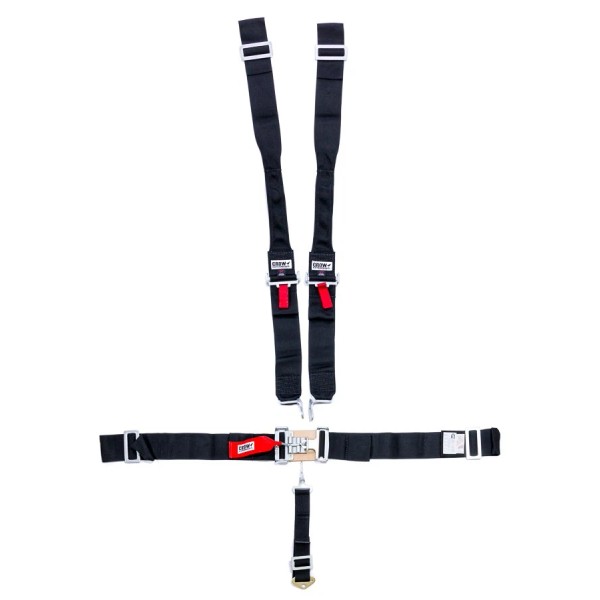 Crow Safety 11074Db 5 Pt Harness Big Latch Blk Hans