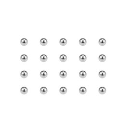 sourcing map Precision Balls, 8.5 mm, Solid Chrome Steel, G10 for Ball Bearings, Key Fob Wheel, Pack of 50