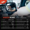 A-Premium Left Driver Side Power Heated Mirror Glass with Backing