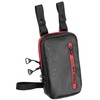 RS TAICHI RSB280 Belt Pouch, 3-Way Specification, Black/Red, Capacity: 0.6