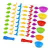 Toddler Color Classification Toys Dinosaurs Toy with Bowls and Clamps