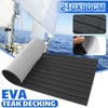 DYRABREST EVA Foam Flooring 35.4" x 94.5" Teak Sheet Decking