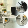 Combination Lock with Security Cable for Laptop Computer, Anti-Theft Keyless