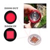 WAYLLSHINE 2-Pack LED Flashlight, 3 Modes Red Light Torch for