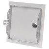 150x150mm / 6x6 inch White Metal Access Panel with Key