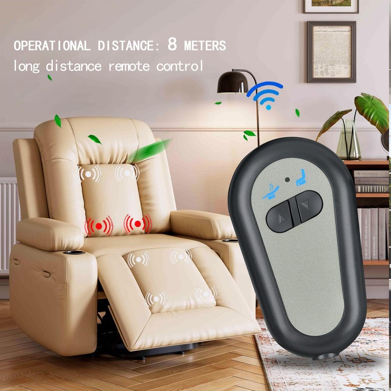 GOUYESHO Recliner Chair Switch Controller Remote, 2 Button 5 Pin