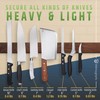 Premium 24 Inch (Large Size) Dark Walnut Wood Magnetic Knife
