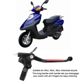 Brake Lever, Motorcycle Bicycle, Long Handle Coupling, Yosoo Motorcycle Bicycle, Long Handle Coupling, Brake Lever Handle, Suitable for Motorised 50/60/80CC Bicycle
