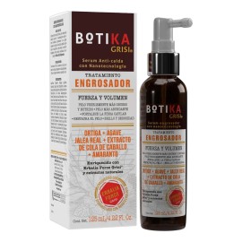 Botika Grisi - Sérum engrosador con Nanotecnología, Ortiga, Agave, Jalea Real y Cola de Caballo, Fuerza y volumen, 125 ml