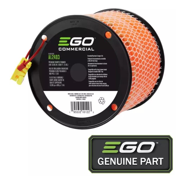 EGO AL2403 Commercial Premium Crimped Trimmer Line (0.095 IN. X
