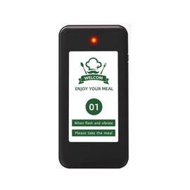 Single Restaurant Pager Rechargeable Buzzer Compatible with SavvyMate Wireless Restaurant Pager System for Food Truck,Nursery,Hospital,Church