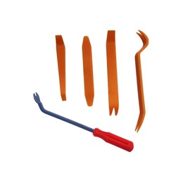 Interior Removal, Car Interior Removal, Stripper Plate, Car Rivet, Disassembly Tool Set, 5 Piece Set, Upholstery Removal, Rivet Tool, Interior Removal, Durable Plastic, Lightweight Handle, Wide Range of Applications