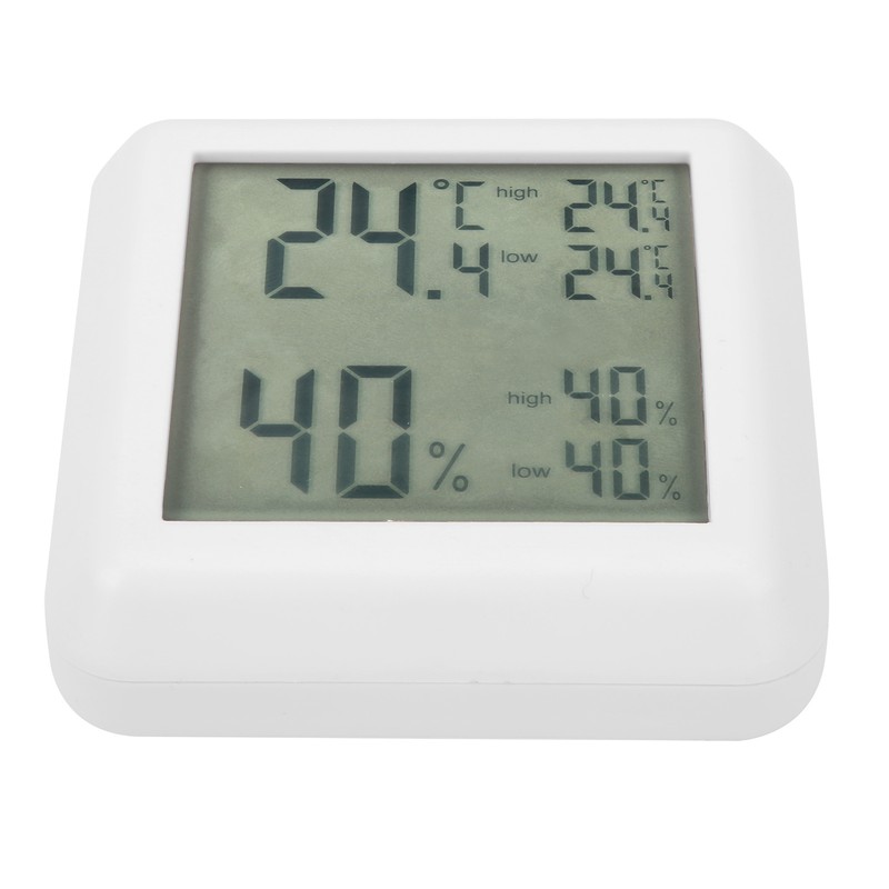 Thermometer Hygrometer Indoor Desktop Digital LCD Temperature Humidity Monitor Tester