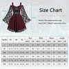 Vestido gótico, talla grande, disfraz renacentista medieval, disfraz de bruja