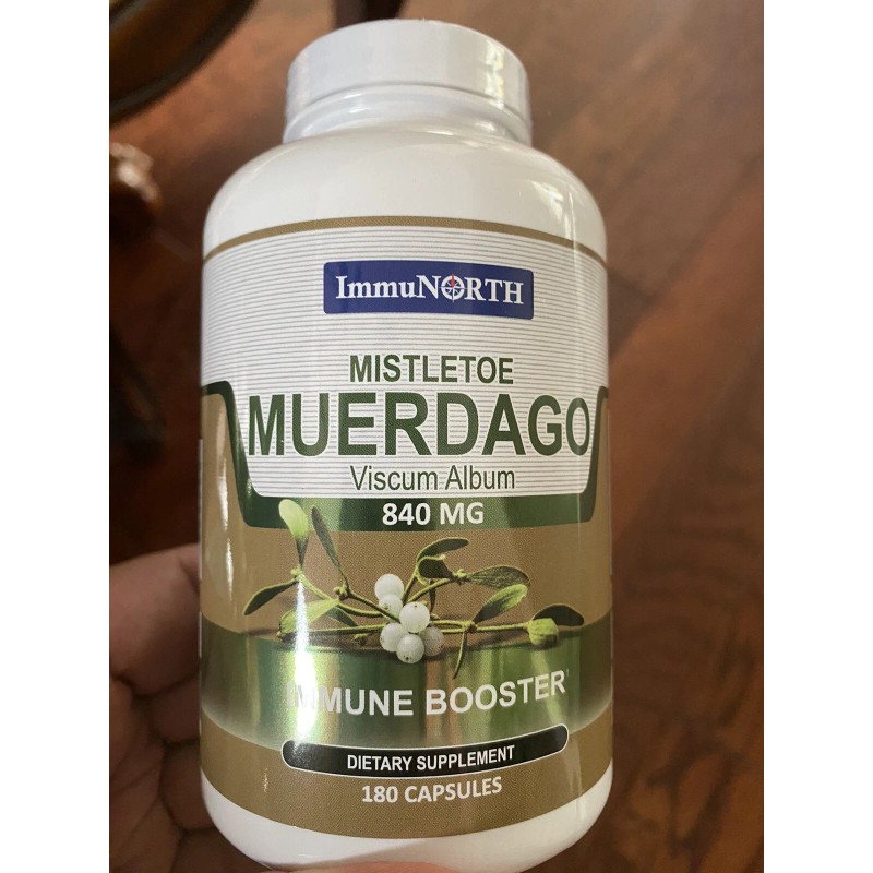IMMUNORTH MUERDAGO 840 Mg MISTLETOE BOOSTER INMUNOLOGICO ALTA CONCENTRACION 180
