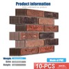 szgwtk 3D Brick Wall Panels, Peel and Stick, 11.8 x