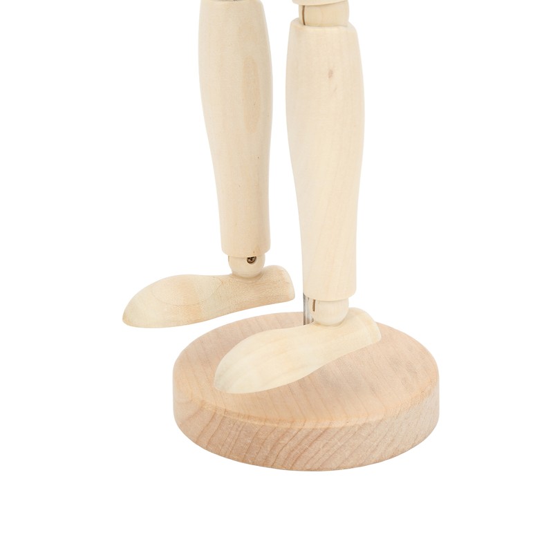 16in Wooden Mannequin Mini Flexible Rotating Sketch Drawing Wooden Figures