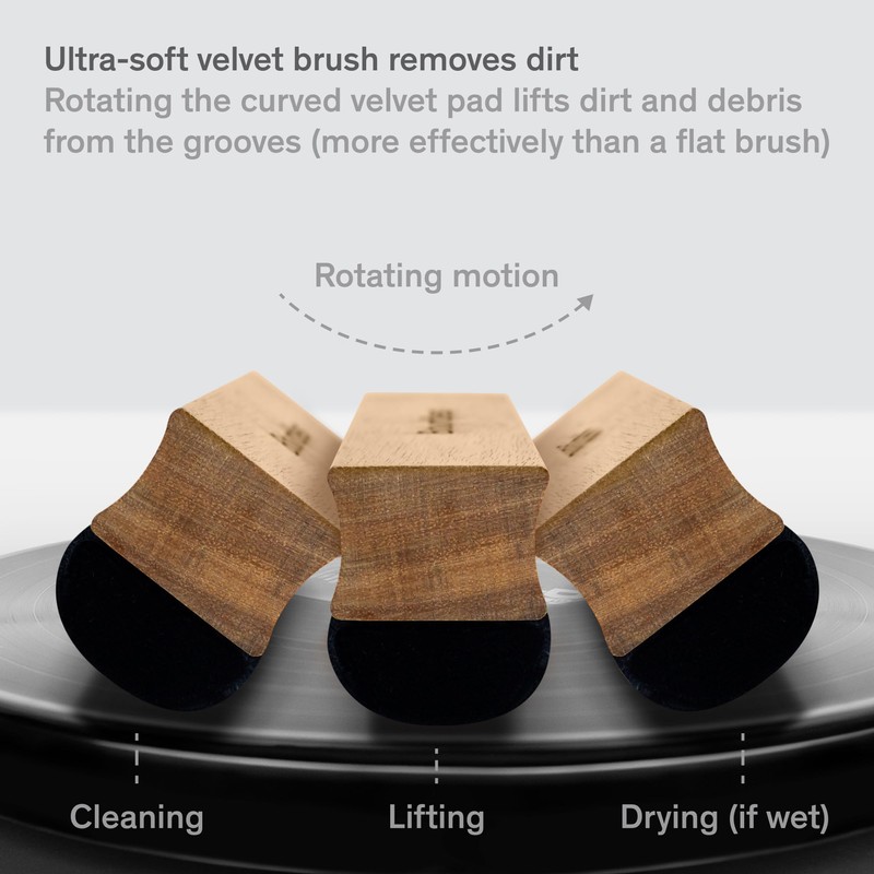 Boundless Audio Record Cleaner Brush - Vinyl Cleaner Record Brush