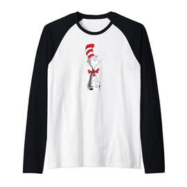 Dr. Seuss The Cat in the Hat Raglan Baseball Tee