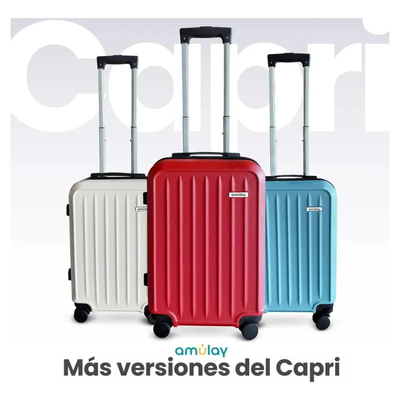 Maleta De Mano 20in Capri Cabina Carry On 10kg Candado