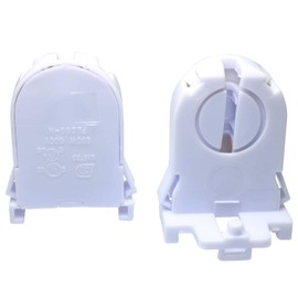 TAODAN 12pcs T8 Lamp Holder Non-Shunted Turn-Type UL Socket Tombstone Lampholder Medium Bi-pin Socket