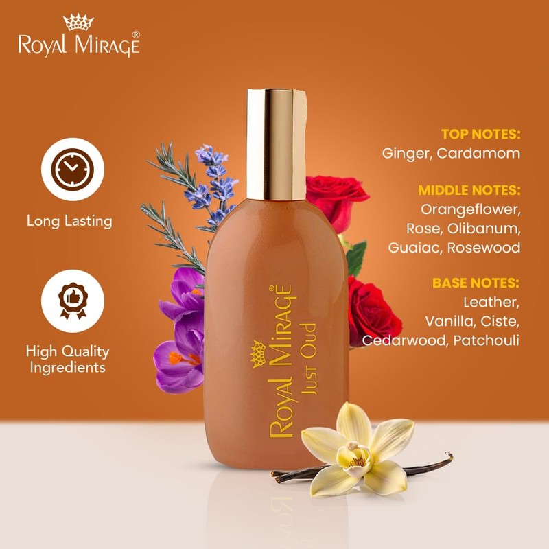 Royal Mirage Just Oud Eau de Cologne - Premium Oud